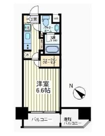 パークリュクス東麻布mono 5階 間取り図