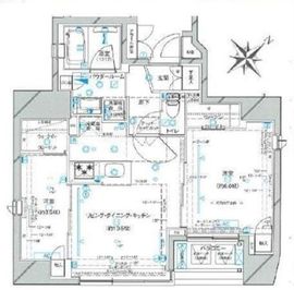 ステージファースト蔵前アジールコート 15階 間取り図