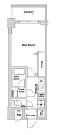 ハーモニーレジデンス西麻布 4階 間取り図