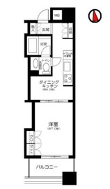 アパガーデンズ新宿戸山公園 1階 間取り図