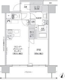 パークハビオ渋谷本町レジデンス 924 間取り図