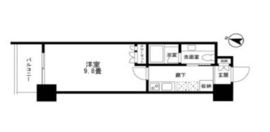 レグノ・フォルテ二番町 9階 間取り図