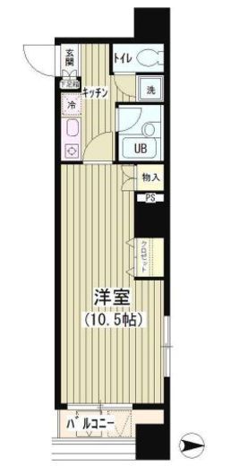 アクアコート 304 間取り図