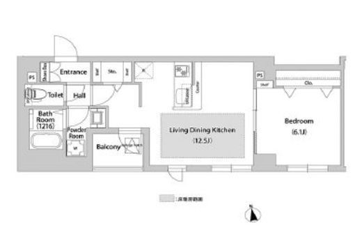 BLESS西巣鴨 510 間取り図