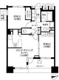 アクシルコート島津山南 1004 間取り図