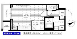 グランドコンシェルジュ六本木 2階 間取り図