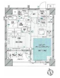 アデニウム東京八丁堀 6階 間取り図