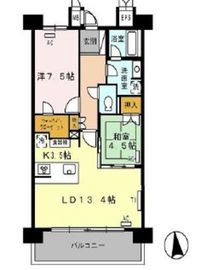 ロイヤルパークス西新井 919 間取り図