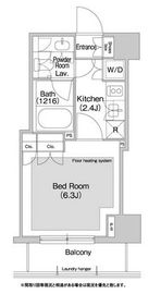 コンフォリア日本橋人形町イースト 506 間取り図