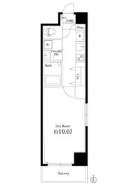 オーキッドレジデンス神田錦町 202 間取り図