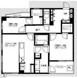 ピアース高田馬場 3階 間取り図