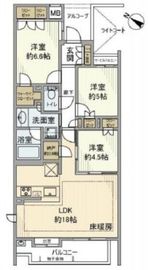 オーベル目黒 2階 間取り図