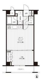 グランハイツ東新宿 102 間取り図