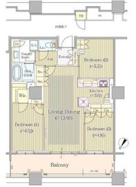 ブリリア有明スカイタワー 10階 間取り図