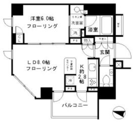 パークリュクス本郷 7階 間取り図