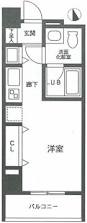 プレミアム白金高輪 504 間取り図