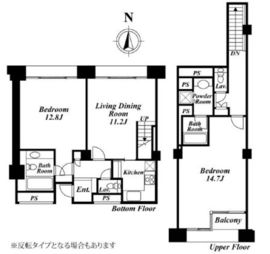 品川プリンスレジデンス 320 間取り図