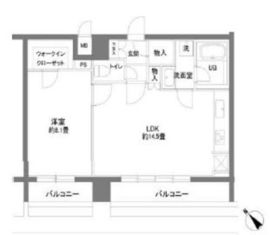 カスタリアお茶の水 603 間取り図