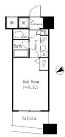 アーバネックス戸越銀座 705 間取り図