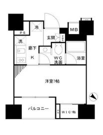 パークリュクス銀座mono 6階 間取り図