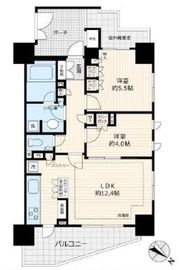 リビオ北品川 9階 間取り図