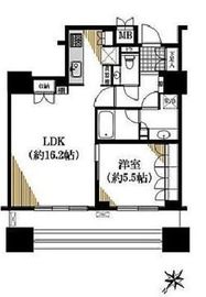 オリゾンマーレ 17階 間取り図