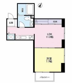 ブリックプレイス 102 間取り図