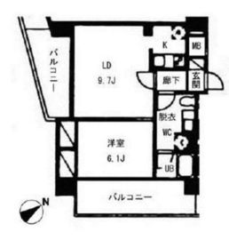 ヴォアラクテ西早稲田 106 間取り図