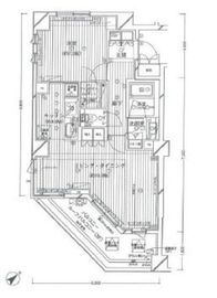 シティインデックス三田伊皿子坂 7階 間取り図