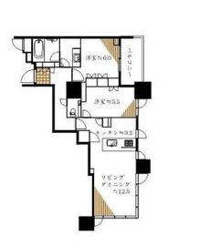 ドゥ・トゥール 10階 間取り図