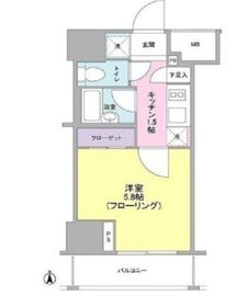 文京春日プラッツ 4階 間取り図