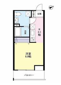 ブリックプレイス 302 間取り図