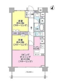 ベリスタ早稲田 5階 間取り図