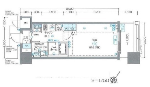 ZOOM池尻大橋 4階 間取り図