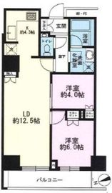 ザ・パークハウス新宿タワー 16階 間取り図