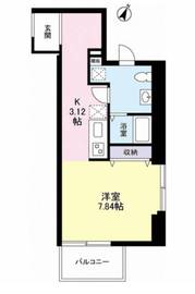 ブリックプレイス 205 間取り図