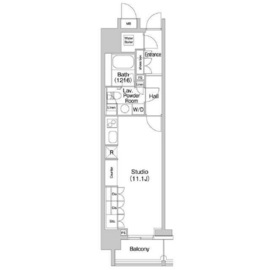 コンフォリア北参道 603 間取り図