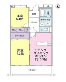 コーポレート池尻 402 間取り図