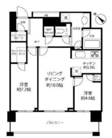 クロスエアタワー 14階 間取り図