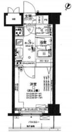 パレステュディオ渋谷ウエスト 4階 間取り図