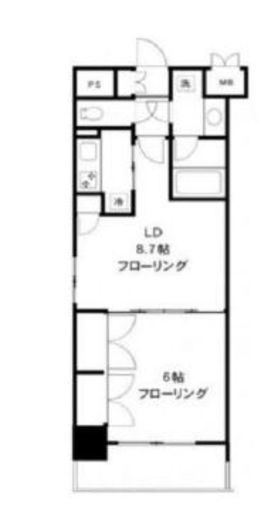 エピック東日本橋レジデンス 4階 間取り図