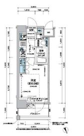 レジディア蒲田5 902 間取り図