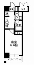 レジディア月島3 510 間取り図