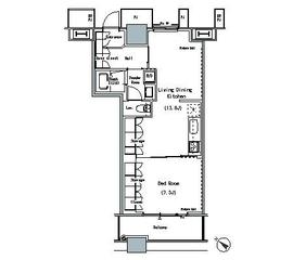 ザ・東京タワーズ ミッドタワー 10階 間取り図