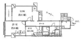 マノー乃木坂 5階 間取り図