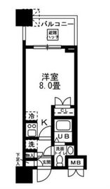 レジディア錦糸町 604 間取り図