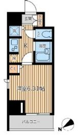 シティスパイア新富町 1002 間取り図