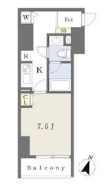 SS.FLAT神楽坂south 204 間取り図