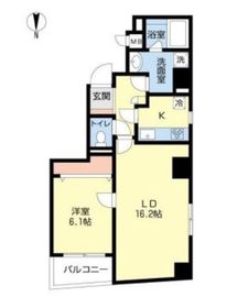 プロシード日本橋堀留町 804 間取り図