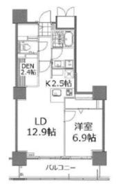 ロイヤルパークスタワー南千住 2204 間取り図